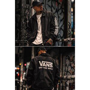 Vans Off the Wall Men's Windbreaker Coach Jacket, Sz M